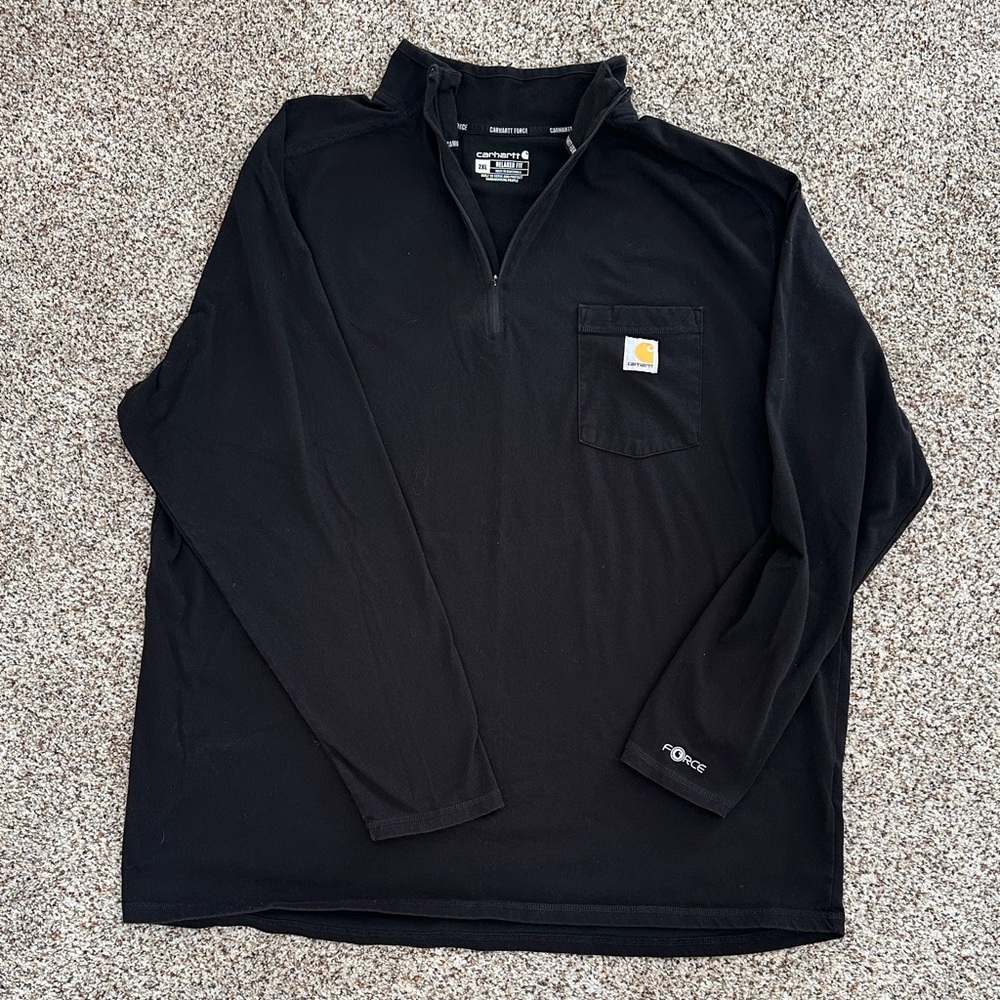 Carhartt Black Half-Zip Shirt